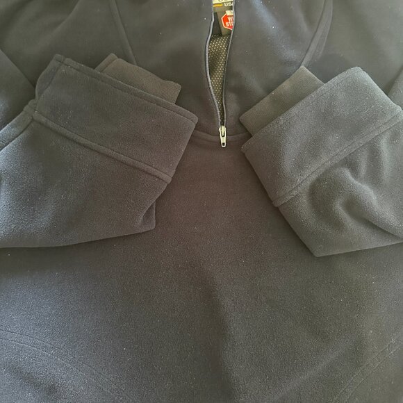 VTG Zero Restriction Golf Outerwear Windstopper Jacket Mens L Navy Comfort Suede - Picture 5 of 12